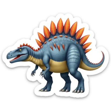 A spinosaurus that actually looks like a freaking spinosaurus  sticker