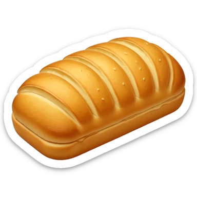 madeleine snack. except under layer bread. sticker