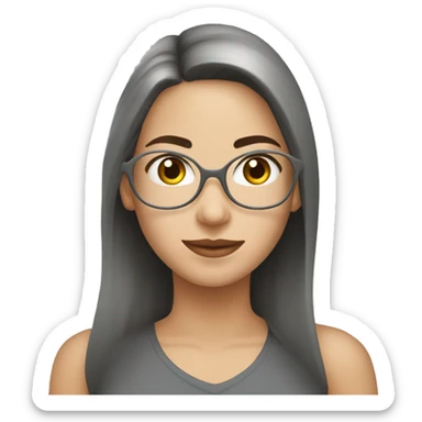 blanquita pelorizado con lente sticker