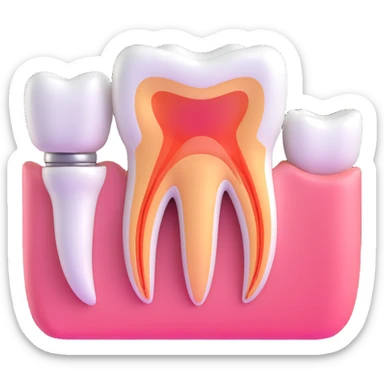dental x-ray results showing tooth condition sticker