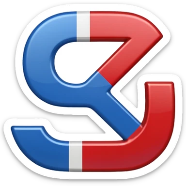 The percentage symbol is in the color of the American flag sticker