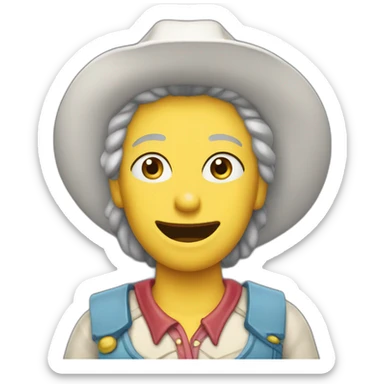 Marge faisant du rodeo sticker