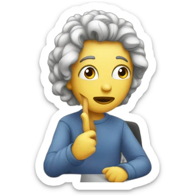 shh im mewing in class sticker