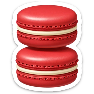 Le Durée Paris macaron red chocolate sticker