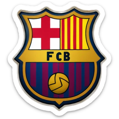 Escudo barça sticker