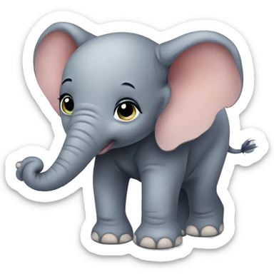 Baby elephant  sticker