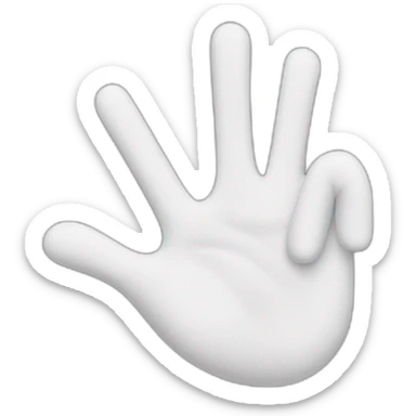 Heartbreak Hand sign sticker