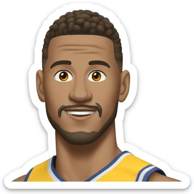 Wemby qui dunke sur jokic sticker
