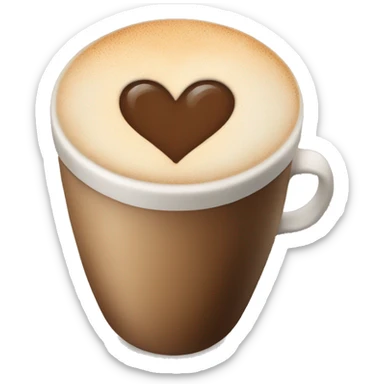 cappucino heart emoji sticker