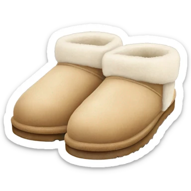 A pair of Ugg slippers sticker