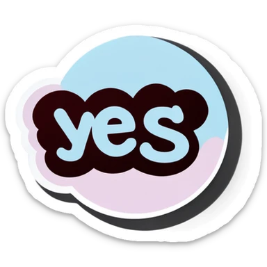 Yes sticker