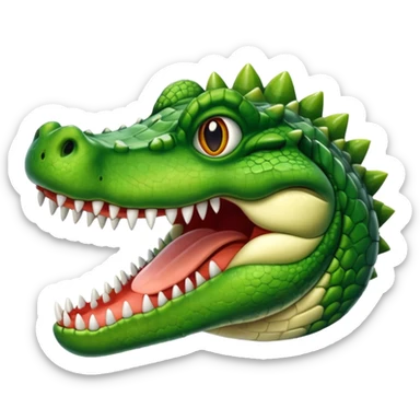 Crocodile sticker