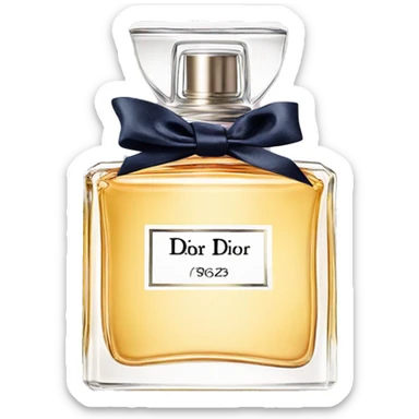 Dior perfume sticker