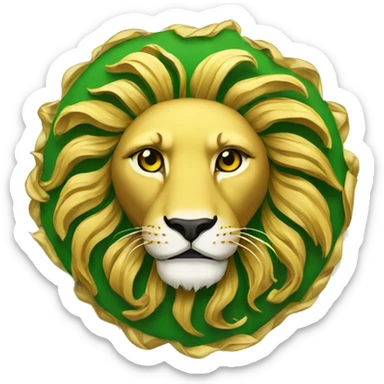 Sun lion flag iran sticker