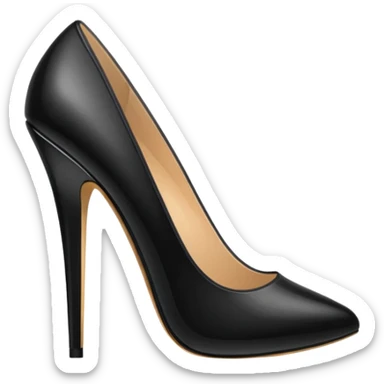 black high heels sticker