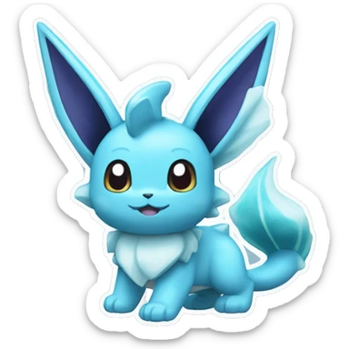Glaceon-Vaporeon-Pokémon sticker