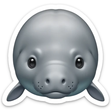 Manatee sticker