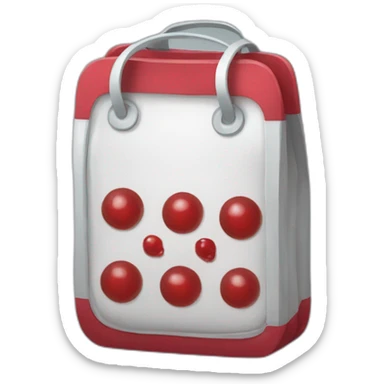 bag of transfusion sticker