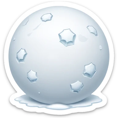 Snowball sticker
