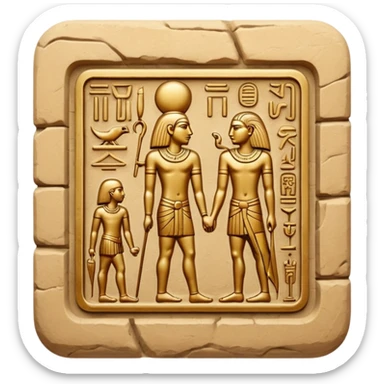 hieroglyph sticker