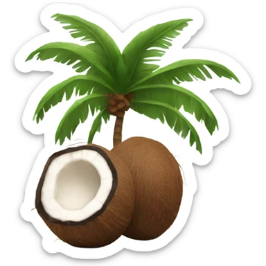 coconut sticker