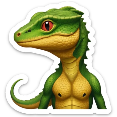 Salandit-Agama-Alec Klein-Treecko sticker