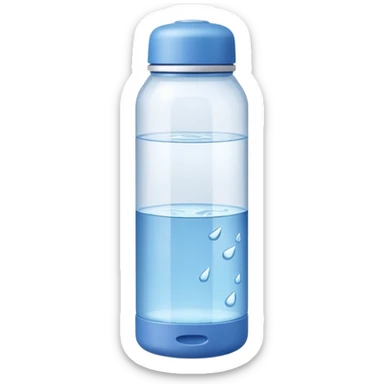 Fuji water bottle sticker
