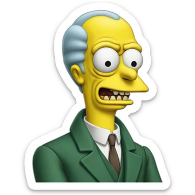 Mr-Burns sticker