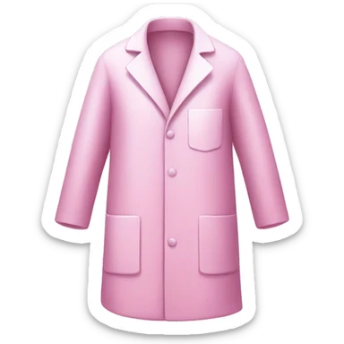 pink lab coat sticker