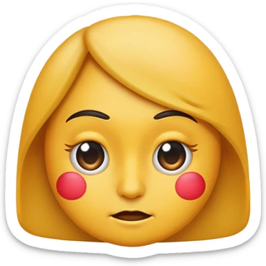 And emoji looking back giving a bombastic side eye sticker