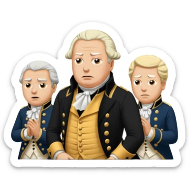 grievances the people of America had with King George III, about how he stripped them of their rights.
 sticker