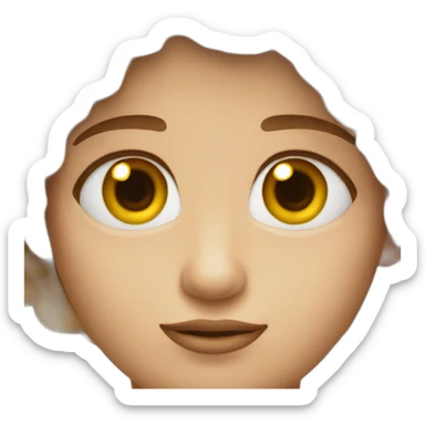 Yeux marrons sticker