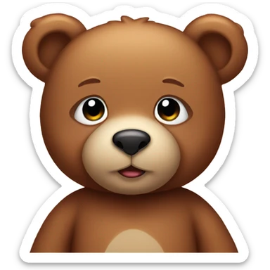 Cute teddy bear  sticker