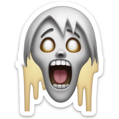 scream emoji sticker