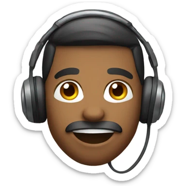 gamer having fun sticker