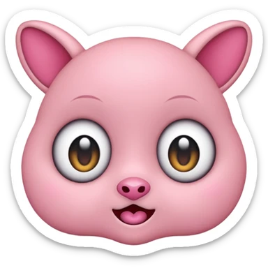 labubu emoji sticker