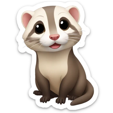 ferret sticker