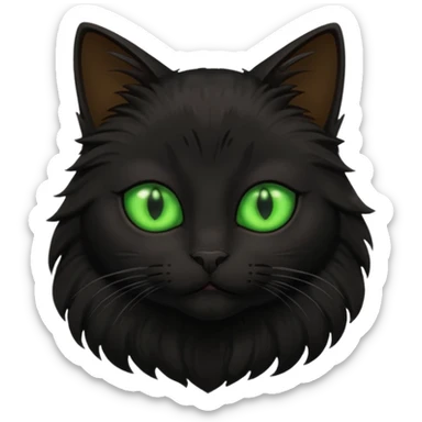 gato preto sticker