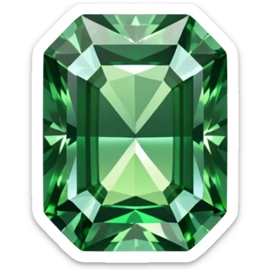 create a green diamond sticker