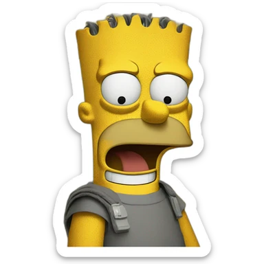 Bart simpson tunisien sticker