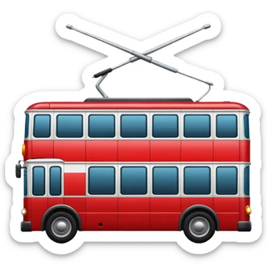 trolleybus sticker