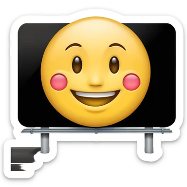 valla publicitaria emoji sticker