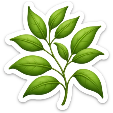 Tea Leaves icon sticker