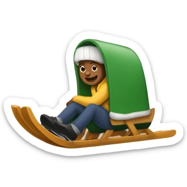 Toboggan sticker