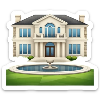 luxury mansion sticker