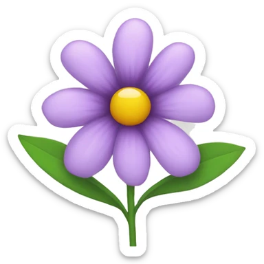 a flower sticker