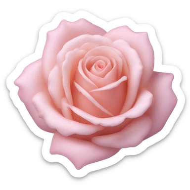 Cœur pastel rose sticker