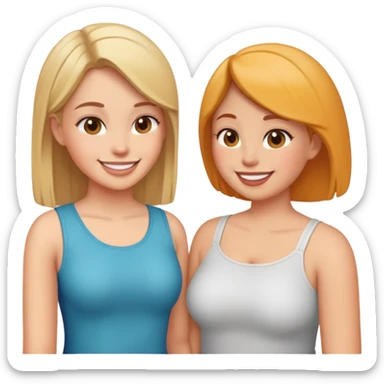 Talk bf with slim thick girl sticker