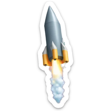 missile isometric sticker