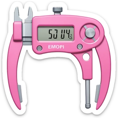 Skinfold caliper (plicometer)
everything in pink  sticker